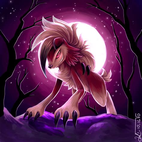 Lycanroc Moon By Pokemonpassage On Deviantart