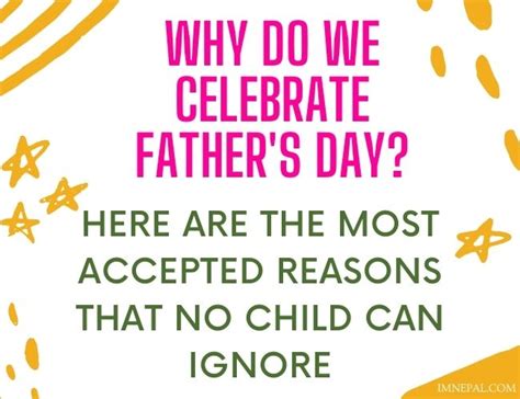 Why Do We Celebrate Fathers Day 33 Most Accepted Reasons