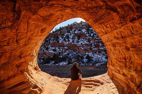 To Get To This Cave Drive North Of Kanab On Highway 89 Just After You