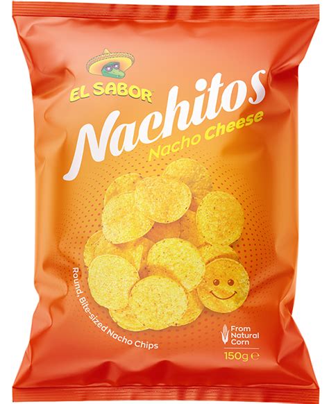 Nachitos Cheese 150g 122 El Sabor Nacho Chips Dips Wraps