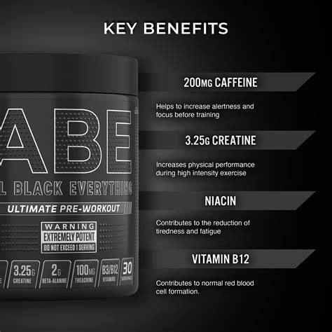 Applied Nutrition Bundle Abe Pre Workout 315g Creatine 250g 700ml