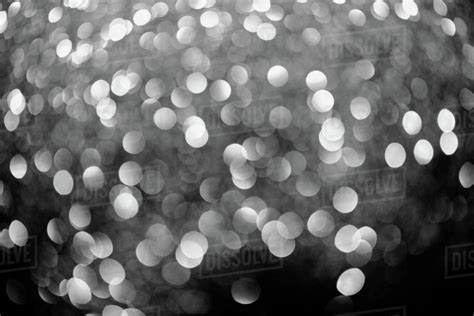 Abstract Shiny Silver Bokeh Background Stock Photo Dissolve