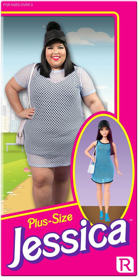 Jess Transformed Into The Irl Version Of The First Ever Plus Size Barbie Which Was Officially