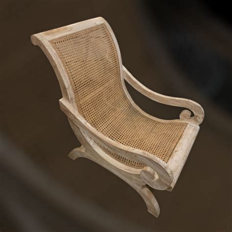 Teak Wood And Rattan Relax Chair Maywell Lifestyles