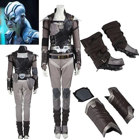 HOT Star Trek Beyond Jaylah Cosplay Costume Outfit Custom Made Amazon