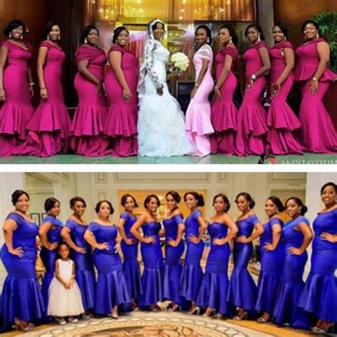 35 Wedding Chief Bridesmaid Dress Styles In Nigeria 