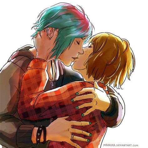 Life Is Strange Max And Chloe Kiss By Maarika On Deviantart