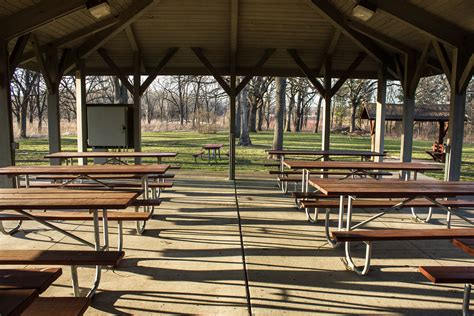 Inside the Picnic Pavilion at Beckman Mill, Wisconsin image - Free stock photo - Public Domain ...