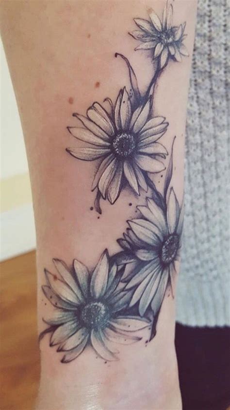 Daisy Flower Tattoo Designs