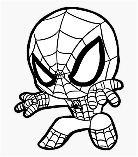 They are printable spiderman coloring pages for kids. #homem Aranha - Baby Spiderman Coloring Pages, HD Png Download - kindpng