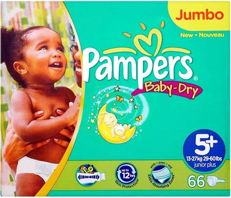 Pampers Baby Dry Size 5 29 59 Lbs13 27 Kg Nappies 2 X Jumbo Packs