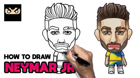 How To Draw Neymar Jr Fortnite 네이마르 Jr 그리기 포트나이트 Youtube
