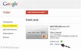 Images of How To Update Credit Card Info On Google Play