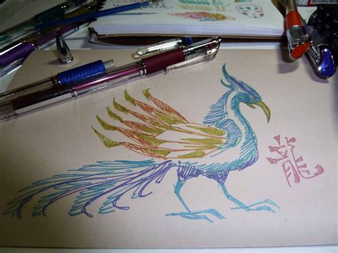 Kid Sketches Mega Brands The Write Dudes Super Gel Metallic Ink Pens And Srx Color Sharp