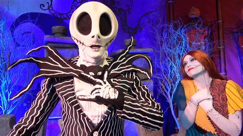 Jack Skellington Sally Meet Greet At Mickeys Not So Scary Halloween