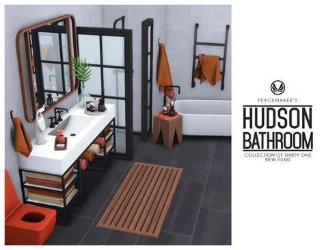 Hudson Bathroom From Simsational Designs Sims 4 Downloads