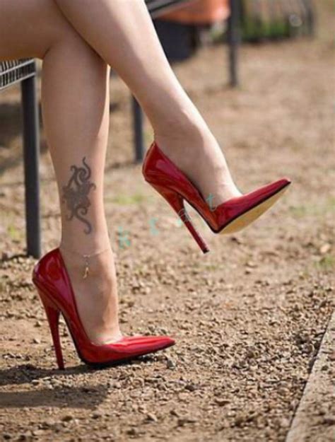 Red Patent Pumps With Extreme Pointed Toe And 130mm Stiletto Heel Stiletto Heels Heels Super