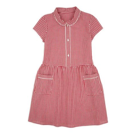 Nutmeg Red Classic Gingham Dress Morrisons