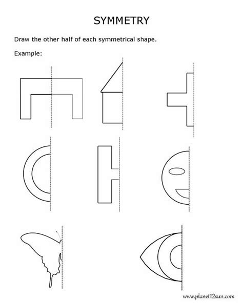 Teach Child How To Read Free Printable Symmetry Worksheets For Grade 3