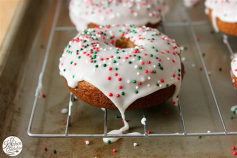 Glazed Gingerbread Donuts A Kitchen Addiction