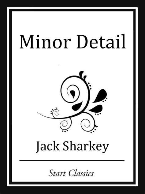 Minor Detail Ebook By Jack Sharkey Official Publisher Page Simon