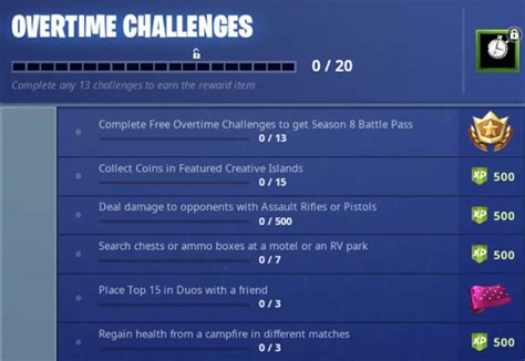 Fortnite Overtime Challenges And How To Solve Them Fortnite Guides