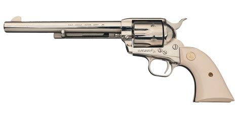 Colt Third Generation Single Action Army Nickel Plated Revolver With
