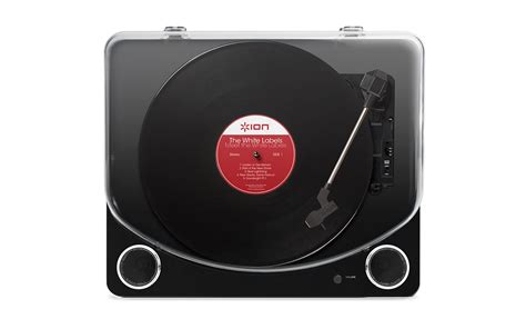 Ion Max Lp Conversion Turntable W Stereo Speakers Black Max Lp