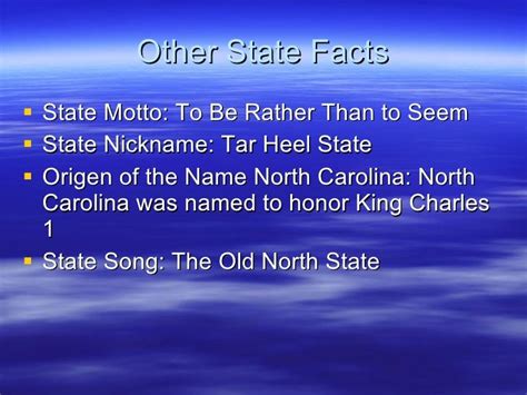 North Carolina Facts 2