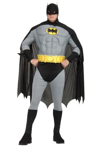 Plus Size Adult Batman Costume For Men