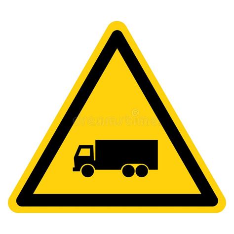 Warning No Truck Symbol Sign Vector Illustration Isolate On White