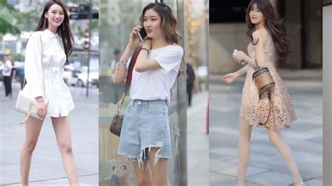 Tik Tok China 】 4 Douyin Chinese Girls Fashion Style On The Street