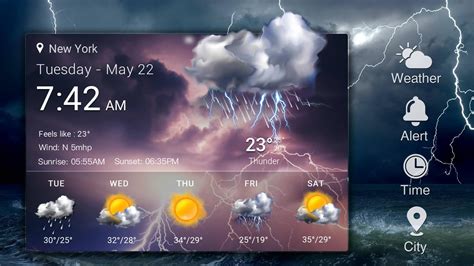 Daily&Hourly weather forecast for Android - APK Download
