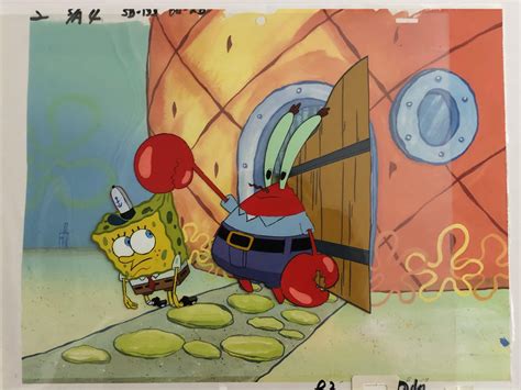 My Cel From Spongebob Episode Karate Choppers R Animationcels