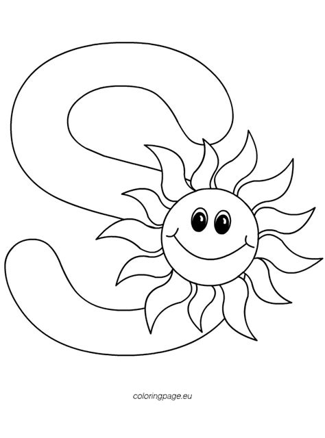 If you want to keep the educational fun going, print out our number coloring pages.or ride the underwater theme with whale coloring pages or shark coloring pages.and explore space with rockin' rocket coloring pages and star coloring pages.whatever your kiddo's interest, there's a coloring activity for that. Letter S - Coloring Page