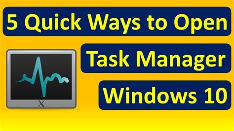 10 Ways To Open The Task Manager On Windows Easytutorial 11 Quick Vrogue