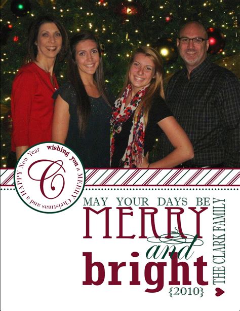 Order today with free shipping. beganwithabow: Clark Family Christmas Card...