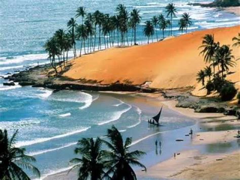 Sandy coastal plain, rising to a high plateau. Ceará - Brazil - YouTube