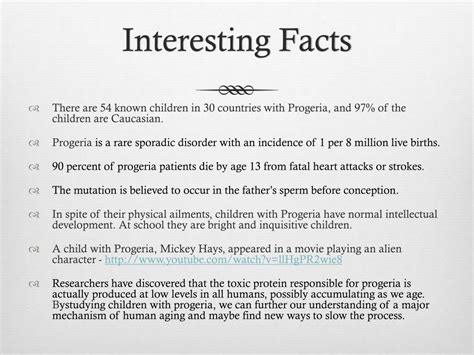 Progeria Definition Types Symptoms Facts Britannica