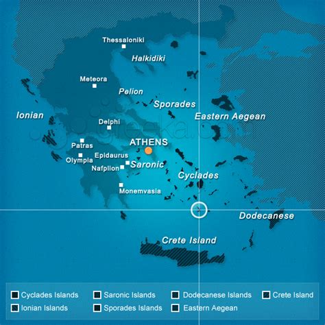 Santorini Map With Cities