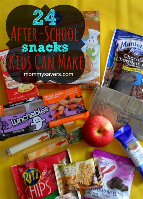 24 After School Snacks Kids Can Make Mommysavers
