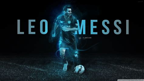 Messi Logo Wallpaper 4k