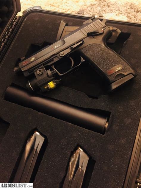 Armslist For Sale Hk Usp Tactical 45 With Threaded Barrel 5 Mags
