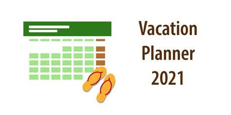 The short answer is yes. Vacation-Planner 2021