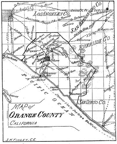 Map Of Orange County Circa 1900 There Are No Known Copyri Flickr