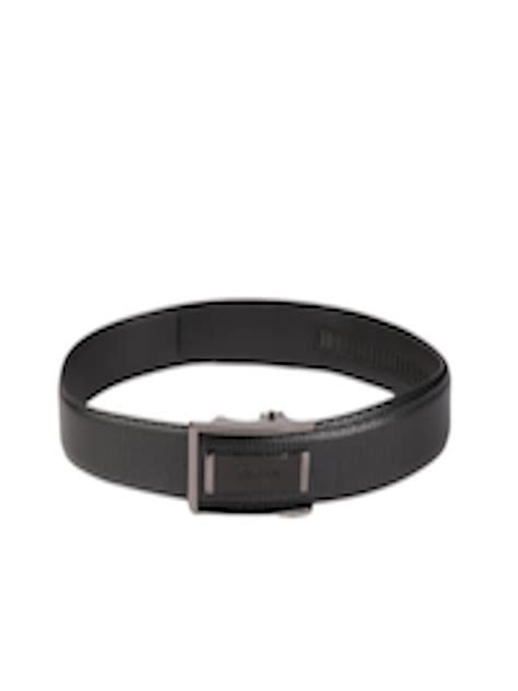 Buy Titan Men Black Textured Belt Belts For Men 10827620 Myntra