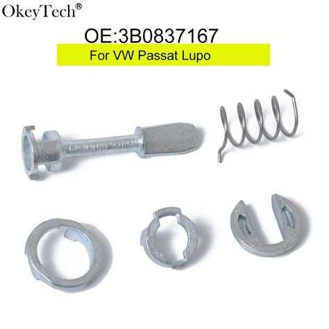 Okeytech Kit De Reparaci N De Cilindro De Cerradura De Puerta De Coche Repuesto Para Vw Passat