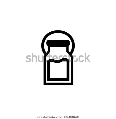 Salt Silhouette Icon On White Background Stock Vector Royalty Free