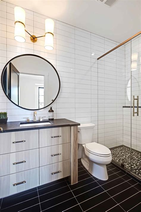 And yes, the curtains add some glam to it too! Bathroom Trends: Are Stacked Tiles the New Subway Tile?