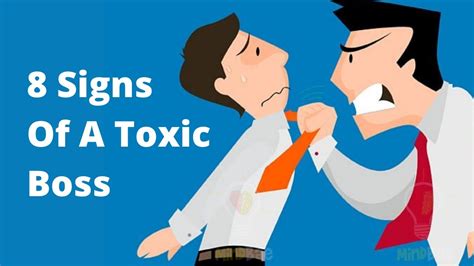 8 Signs You Have A Toxic Boss Or Workplace Youtube